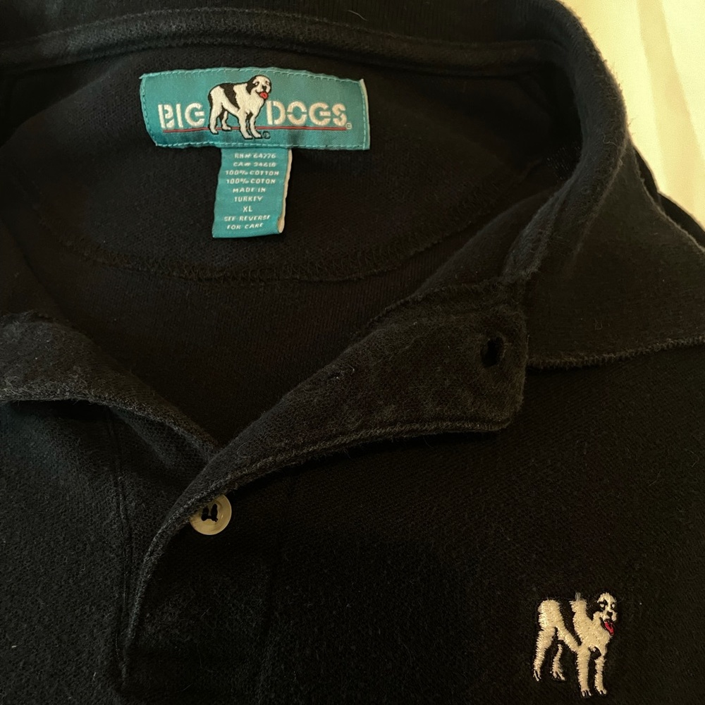 BIG DOGS vintage men’s polo shirt size xl